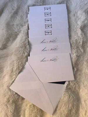 AUTHENTIC LOUIS VUITTON SET OF 8 NOTE CARDS with Envelopes  LIMITED EDITION - Image 1 of 4