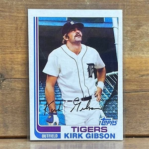 1982 Topps Baseball Card Detroit Tigers #105 Kirk Gibson - Foto 1 di 2