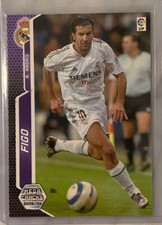 LUIS FIGO 2005-06 PANINI MEGACRACKS LA LIGA #194 REAL MADRID PORTUGAL  