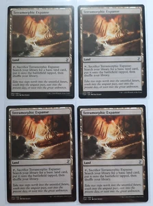 MTG 2020 Time Spiral Remastered TERRAMORPHIC EXPANSE 285/289 C x4 Card LOT M/NM - Picture 1 of 4