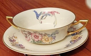 Rosenthal Phönix Sahnesuppe und Untertasse mehrere vorhanden Top Zustand - Bild 1 von 8