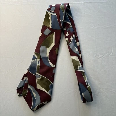 "Corbata para hombre Mario Valentino 100 % seda multicolor 58"" de largo" Foto 1 de 4