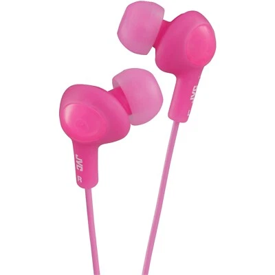 JVC HAFX5P Gumy Plus Inner-Ear Earbuds (Pink) - Image 1 of 4