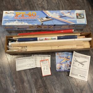 Great Planes PT-40 The Perfect Trainer Radio Control Model Airplane New Open Box