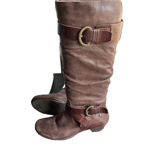 Pikolinos Mujer Brujas Cuero de Vaca Bota Alta EE. UU. 8 Cremallera Bota 38 - Imagen 1 de 8