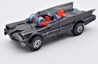 Corgi Juniors Batmobile Batman Car black. 1/64. Vintage. Great Britain - Image 1 of 4