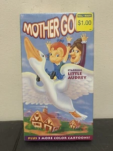 Mother Goose VHS Sealed Little Audrey Big Bad Wolf ๐บ Old Mother Hubbard Cartoon - Picture 1 of 6
