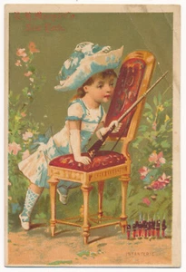 R.G. Mary & Co. Nueva York "Infantería" - Tarjeta comercial victoriana - Imagen 1 de 2