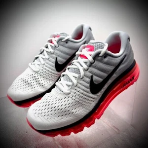 Nike Air Max 2017 Wolf Grey Hot Punch 849559-106 para hombre talla 9,5 para mujer talla 11 - Imagen 1 de 8