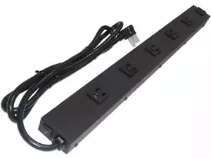 2' 6 Outlet Metal Power Strip, EPS-K2066NV1S - Picture 1 of 2