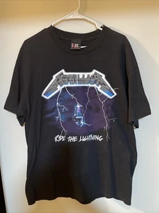 METALLICA Vintage 1998/99 Giant T-Shirt Ride The Lightning 1-seitig Large sehr guter Zustand - Bild 1 von 9