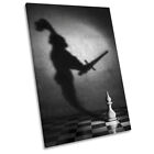 The Heart of a Knight Chess Piece CANVAS WALL ART Portrait Picture Print