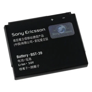 Batterie 100 % authentique Sony Ericsson W380i W508 W508i W910 W910i Z555 BST-39 (OEM) - Photo 1 sur 1