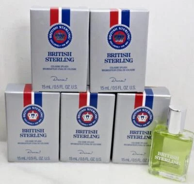 BRITISH STERLING COLONIA SPLASH 0,5 OZ - LOTE DE 5 EN CAJA Foto 1 de 3