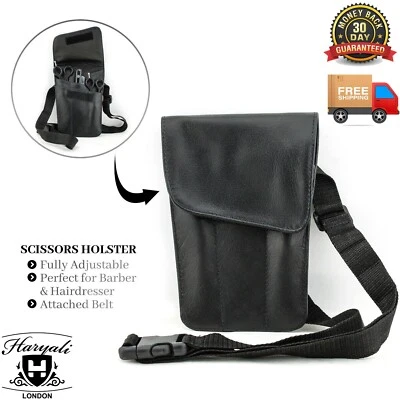 Leder Scheren Gürteltasche Friseurscherenhalter Werkzeugschere Holster Tasche