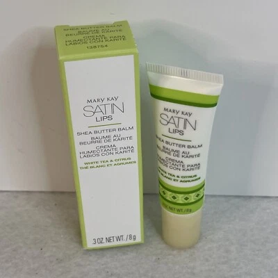 Bálsamo de manteiga de karité Mary Kay cetim lábios chá branco e frutas cítricas - Imagem 1 de 4