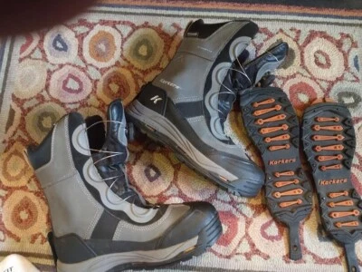 Hombres Korkers Icejack Pro Seguridad Invierno Botas de Trabajo Foto 1 de 4