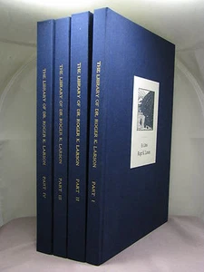1st,signed by author,The Library of Dr Roger K Larson,HB auction catalogs I - IV - Picture 1 of 12