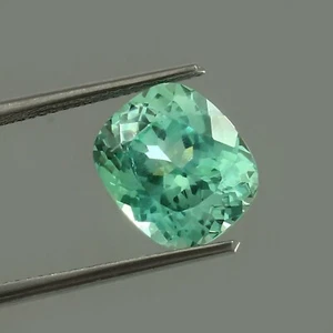 Piedra preciosa suelta de zafiro verde ceilán impecable natural de 6,55 quilates 11x9 mm - Imagen 1 de 4