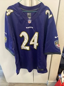 Nike On Field Baltimore Ravens Purple Jersey #24 Clooney XL - Picture 1 of 5