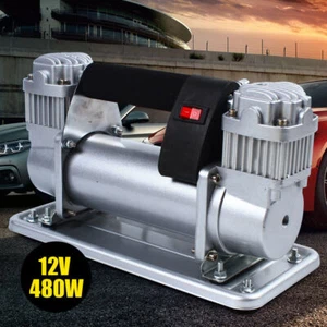 12V 150 PSI Heavy Duty Portable Air Compressor, Car Tire Inflator Electric Pump - Picture 1 of 21