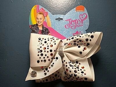 JoJo Arco Blanco con Estrás Grande Siwa Nickelodeon Auténtico Nuevo Foto 1 de 4
