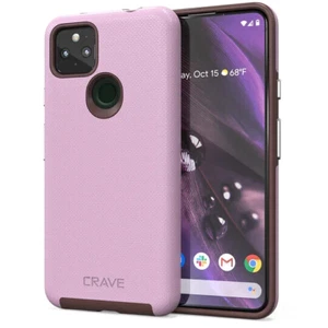 Crave Google Pixel 5A Case Dual Guard Dual Layer Protective Phone Cover Skin - Picture 1 of 10