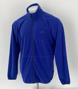 Trespass AT100 Zip Up Fleece Jacket Blue Size 2XL Mens - Picture 1 of 10