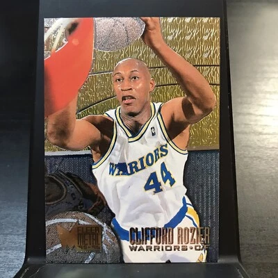 1995-96 Fleer Metal Clifford Rozier #35 Golden State Warriors NBA Basketball - Image 1 of 2