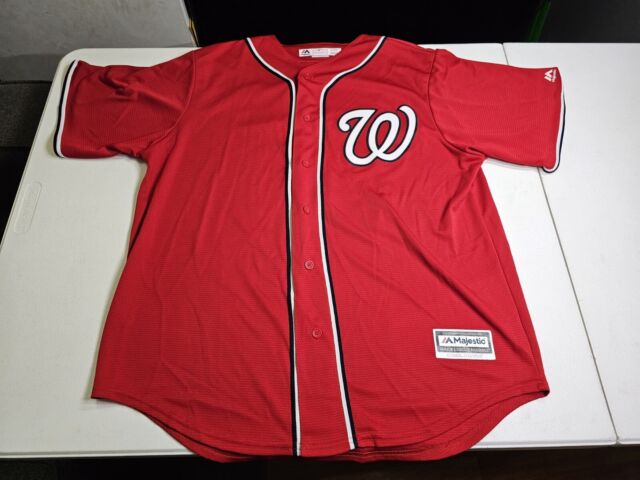 Brand New MLB Washington Nationals Boys Youth Red Warm Up Jersey