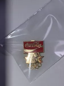 PIN 1984 Los Angeles Olympics Coca Cola Soft Drink Sponsor - Picture 1 of 1