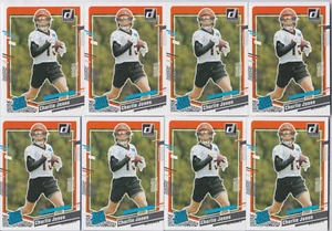 (8) LOTE DE TARJETAS DE NOVATO CON CLASIFICACIÓN Donruss Charlie Jones 2023 #317 cincinatti bengals - Imagen 1 de 1
