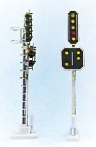 Schneider H0 2208 LED SBB Hauptsignal mit Vorsignal - Fertigmodell - Bild 1 von 1