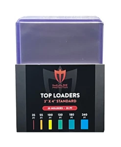 YOU PICK Ultra Max Pro Top Loaders Standard Card 35 55 100 130 180 pt Holders - Picture 1 of 26