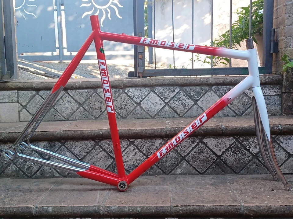 Moser Leader AX  SC Telaio E forcella L'Eroica Campagnolo Colnago Bianchi Vintag — 第 1/4 张图片