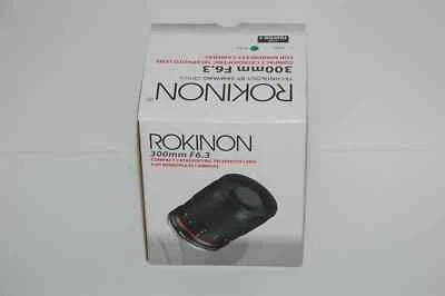 Lente intercambiable espejo Rokinon 300M-FX-BK 300 mm F6,3 para Fuji X sin espejo Foto 1 de 4