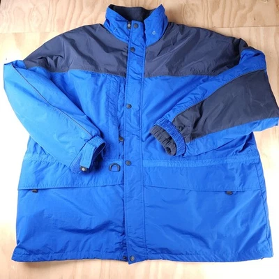 North End All Climate Wear Hombres 5X Chaqueta Esquí Parka Invierno Forro Extraíble Azul Foto 1 de 4