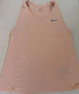 Nike Dri Fit Womens Peach Orange Colored Athletic Exercise Tank Top Size Medium - Picture 1 of 4