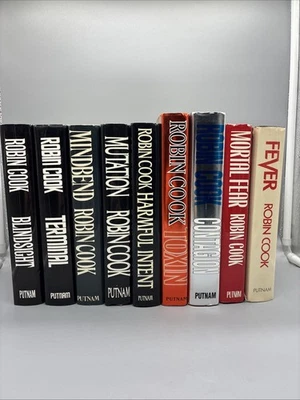 Lot of  9 ROBIN COOK MEDICAL Thriller Mystery ALL Hardcover HB HCDJ Books - Image 1 of 4