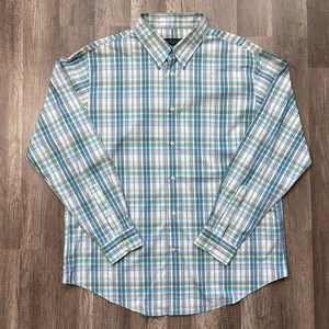 Camisa de vestir The Mens Store Bloomingdales para hombre 2XL con botones sin planchar - Imagen 1 de 6