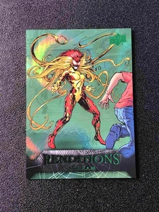 Scream 2024 Upper Deck Marvel Renditions Spider-Man #22 Goblin Green /399 - Picture 1 of 2