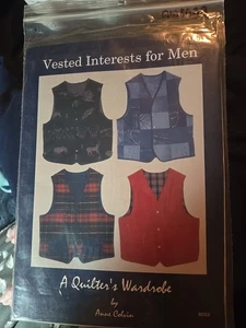 Vested Interests for Men Chaleco Patrón Acolchado Armario 8033 Anne Colvin 34-46 - Imagen 1 de 5