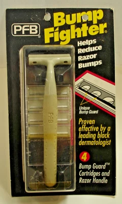 Kit de afeitado Bump Fighter Razor 4 cartuchos nuevo Foto 1 de 2