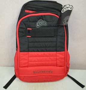 Skullcandy Ink'd Backpack red and black New With Tags NWT - Picture 1 of 4