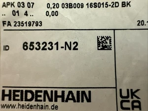 HEIDENHAIN adapter cable 0.20 meter ID 653231-N2 new sealed in bag - Picture 1 of 2