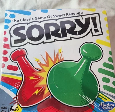Hasbro Sorry Board Game 2020 Factory Sealed Complete - Image 1 of 2