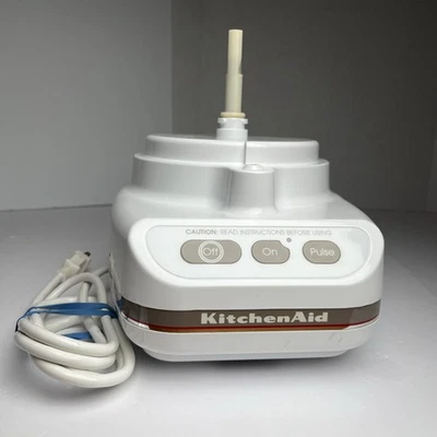 KitchenAid 11-Cup Food Processor KFP600WH White Motor Base Only - TESTED & WORKS - Image 1 of 4