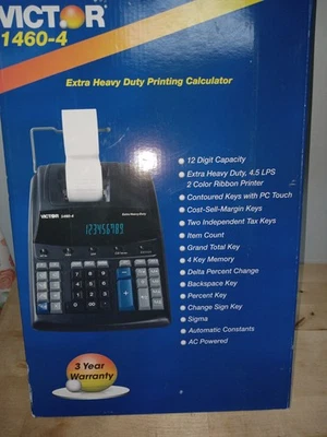 Victor 1460-4 Printing Calculator ***BRAND NEW IN BOX*** - Image 1 of 4