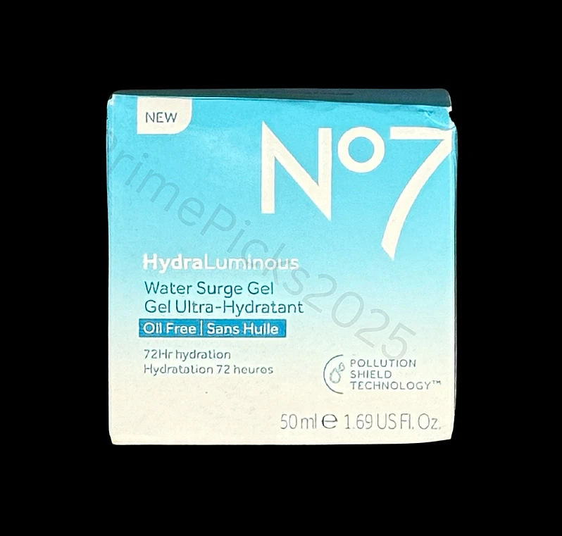 No7 Hydraluminous Water Surge GEL Ultra-hydratant Oil 50 Ml