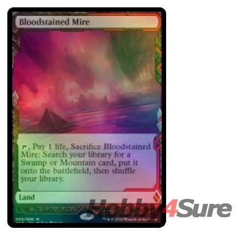 Foil Bloodstained Mire M/NM Magic: The Gathering MTG Zendikar Rising Expeditions - Image 1 of 1